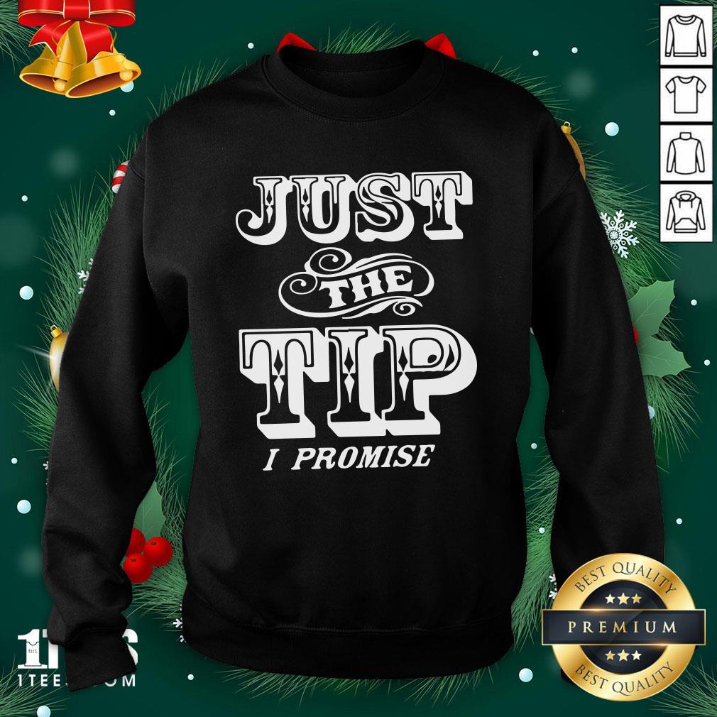 Beautiful Just The Tip I Promise Sweatshirt - Design By 1tee.com