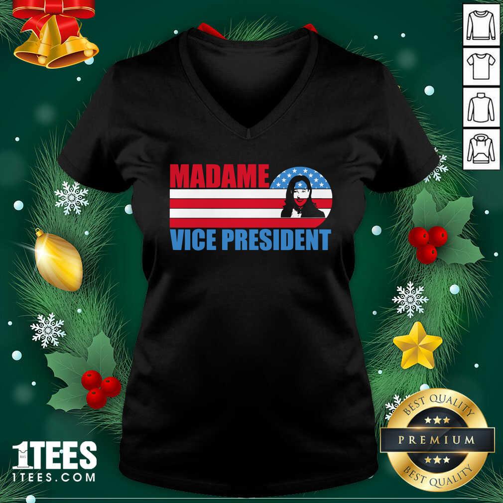 Madame Vice President Vp Kamala Harris Election 2020 American Flag V-neck- Design By 1Tees.comBetter Madame Vice President Vp Kamala Harris Election 2020 American Flag V-neck