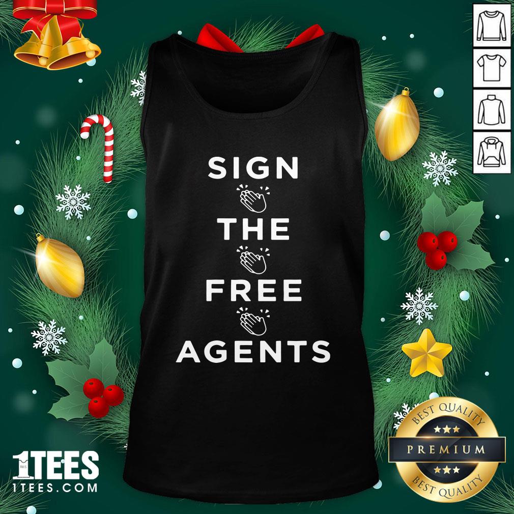 Lovely Sign The Free Agents Tank Top Design By 1tee.com