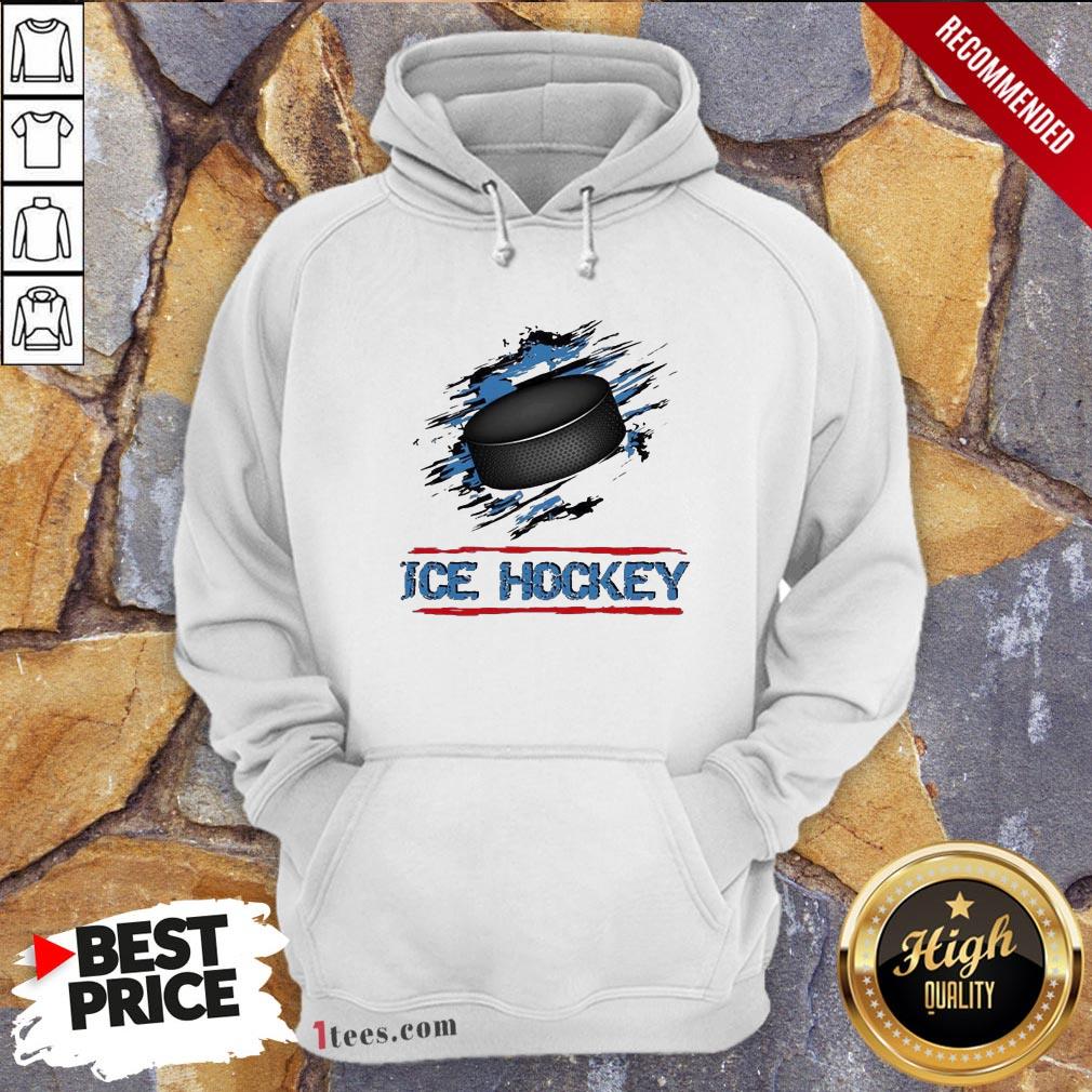 Perfect Ice Hockey Hoodie Design By T-shirtbear.com