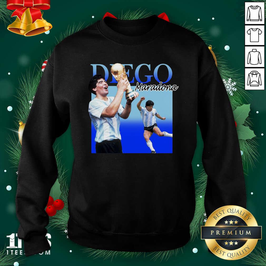 Diego Armando Maradona Soccer World Cup Sweatshirt- Design By 1Tees.com