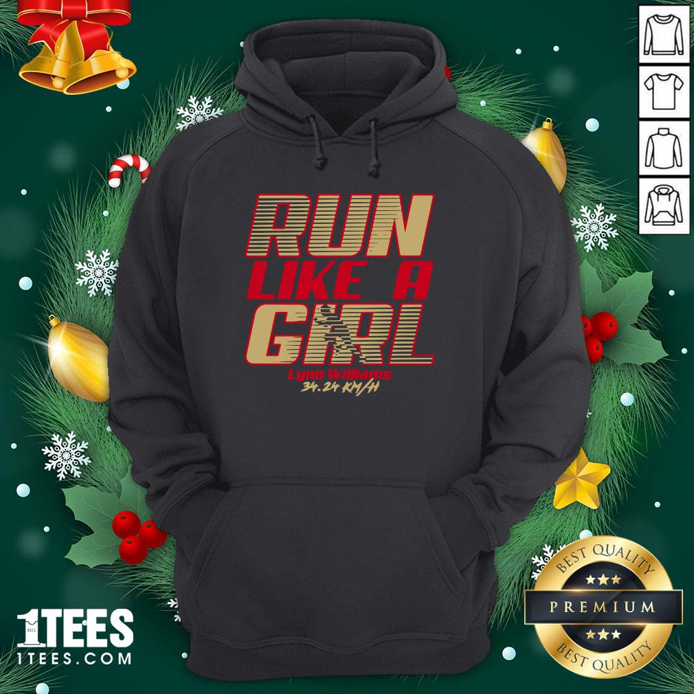Premium Run Like A Girl Lynn Williams Hoodie - Design By 1tee.com