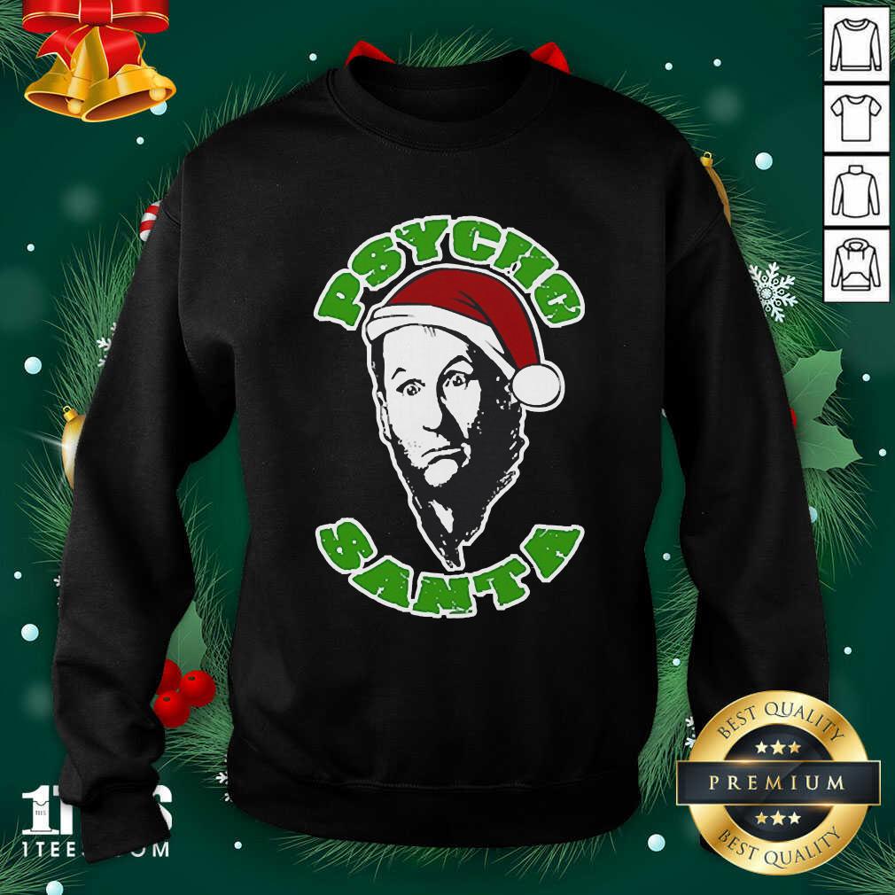 Psycho Santa Christmas Sweatshirt- Design By 1Tees.com