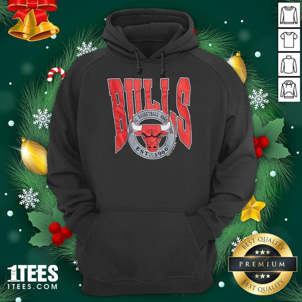 1990 Chicago Bulls Vintage Trench Basketball Est 1966 Hoodie- Design By 1Tees.com