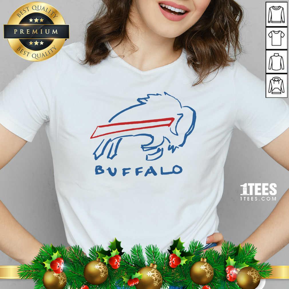 Buffalo Bills V-neck- Design By 1Tees.com