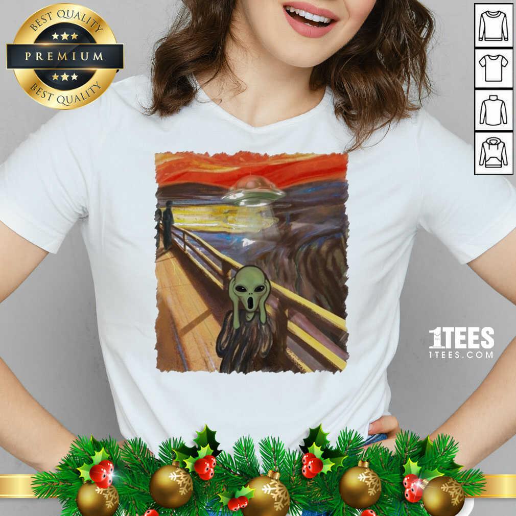 Premium Van Gogh Alien Shirt- Design By 1Tees.com