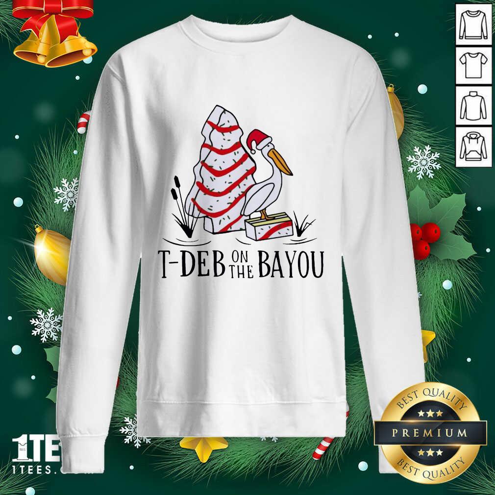 Santa Pelecanus T Deb On The Bayou Christmas Sweatshirt- Design By 1Tees.com