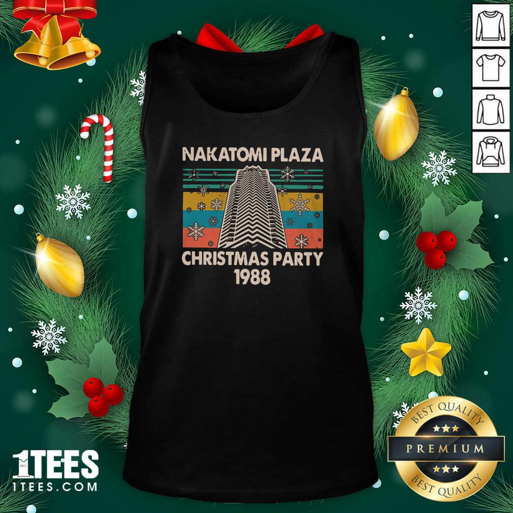 Nakatomi Plaza Christmas Party 1988 Vintage Tank Top- Design By 1tees.com