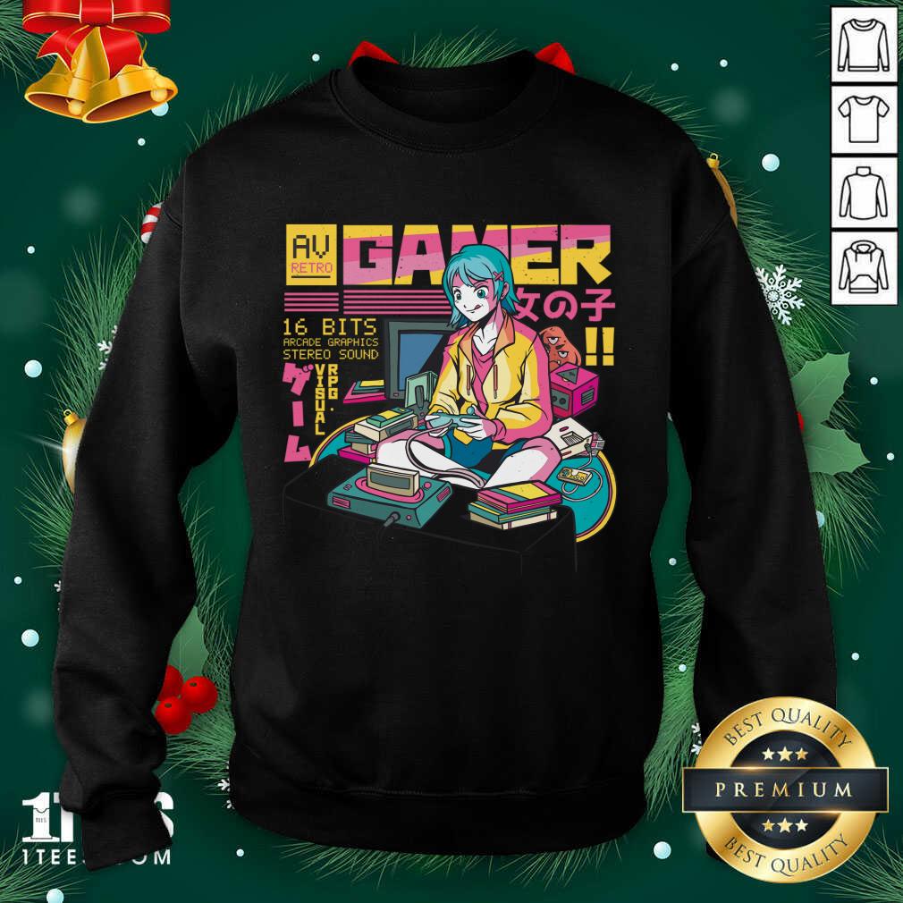 Yes Im A Gamer Girl Try To Keep Sweatshirt- Design By 1tees.com