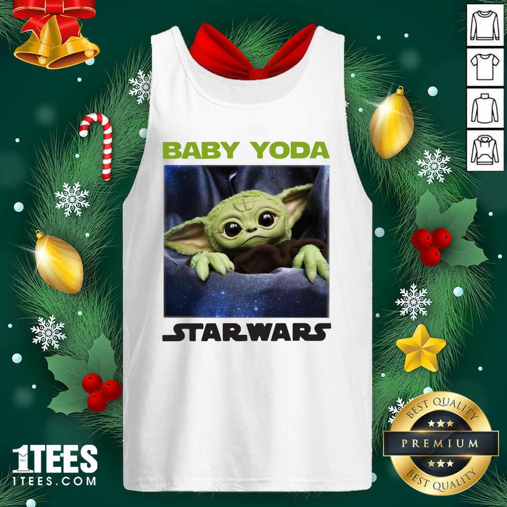 Baby Yoda Star Wars Tank Top- Design By 1Tees.com