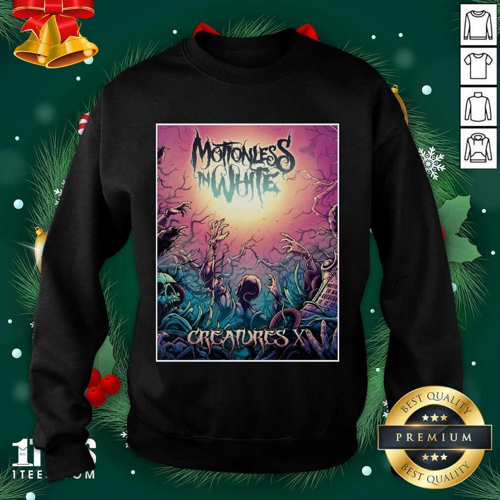  Motionless In White Merch Creatures Deadstream Sweatshirt- Design By 1tees.com