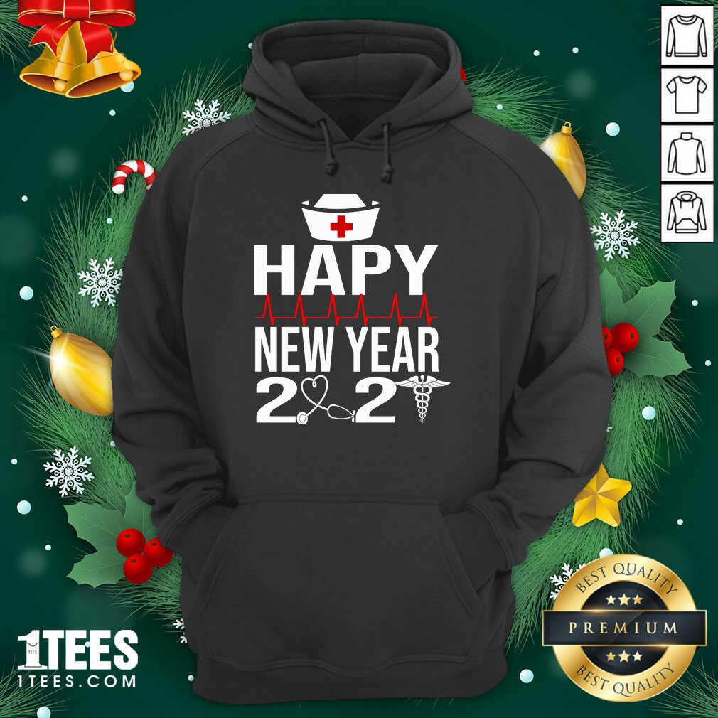 Happy New Year 2021 Nurse Crew Santa's Favorite Nurse Hoodie- Design By 1tees.com
