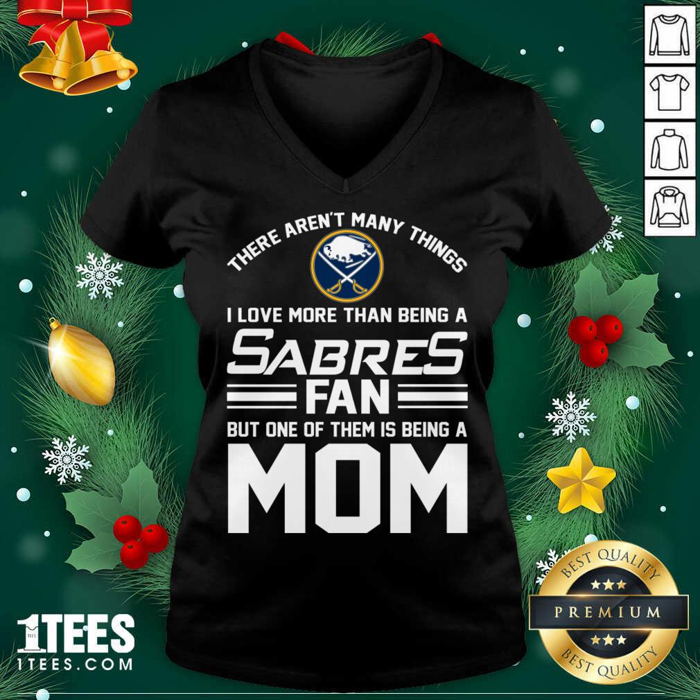 Mother's Day Shirt For Buffalo Sabres Mom V-neck- Design By 1tees.com