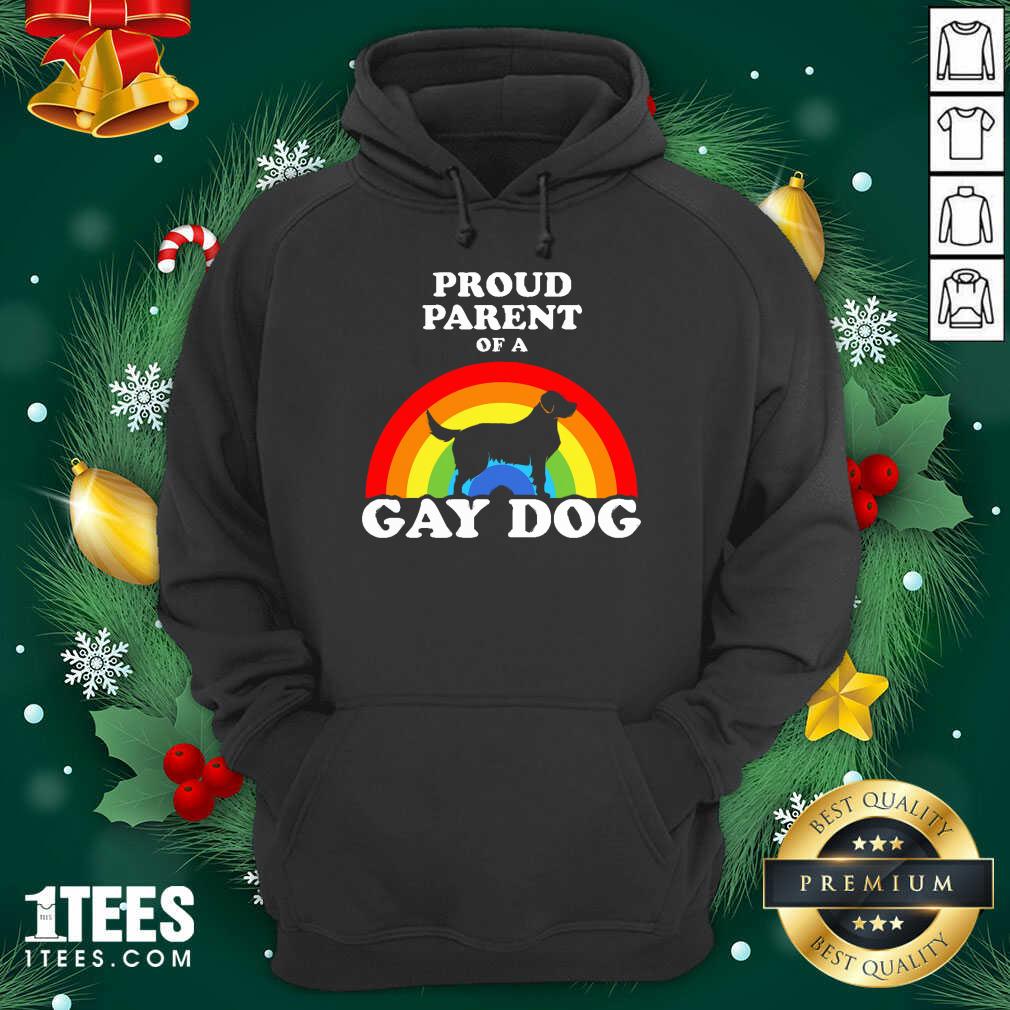Proud Parent Of A Gay Dog Hoodie- Design By 1Tees.com
