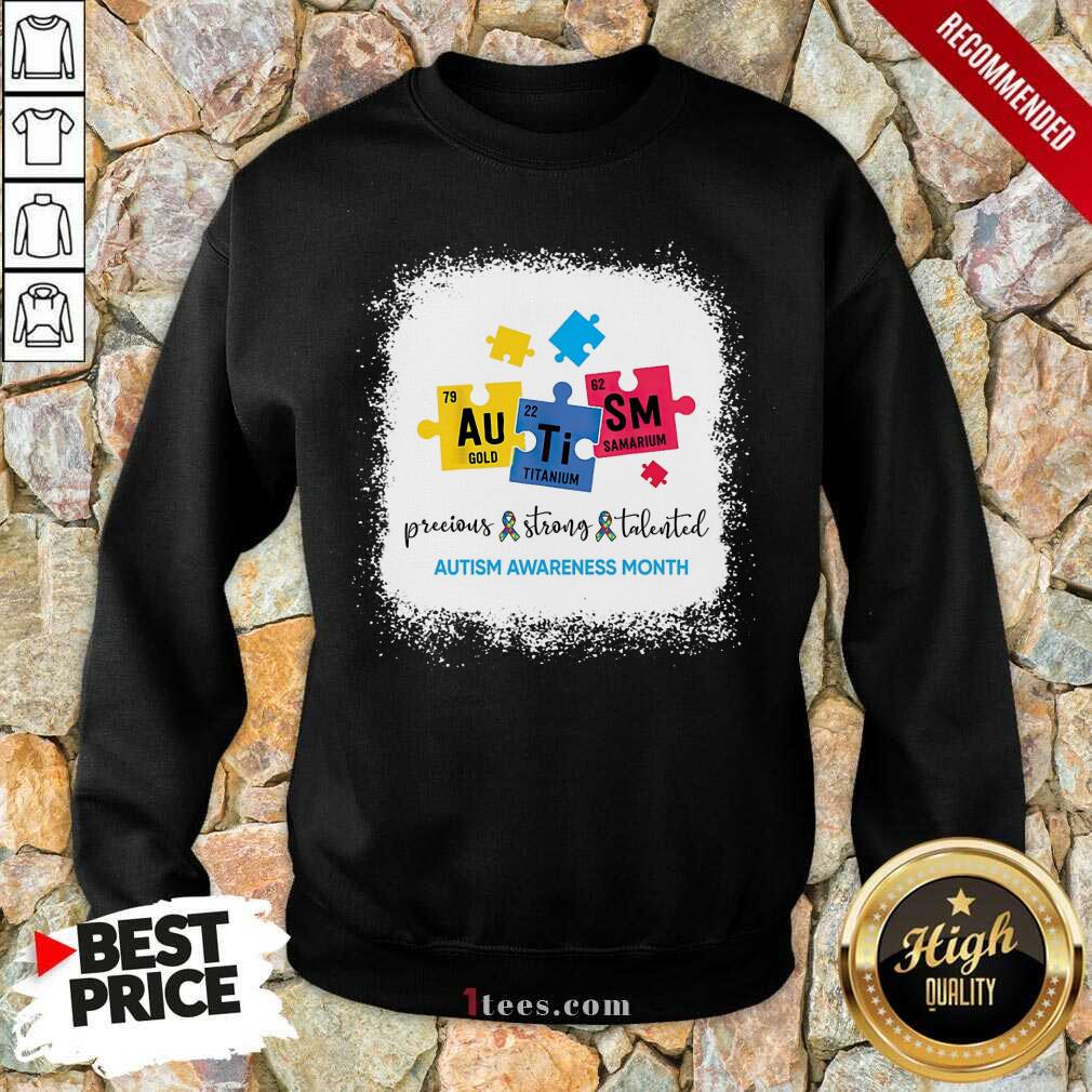 Amused Au Ti Sm Autism Awareness Month Sweatshirt