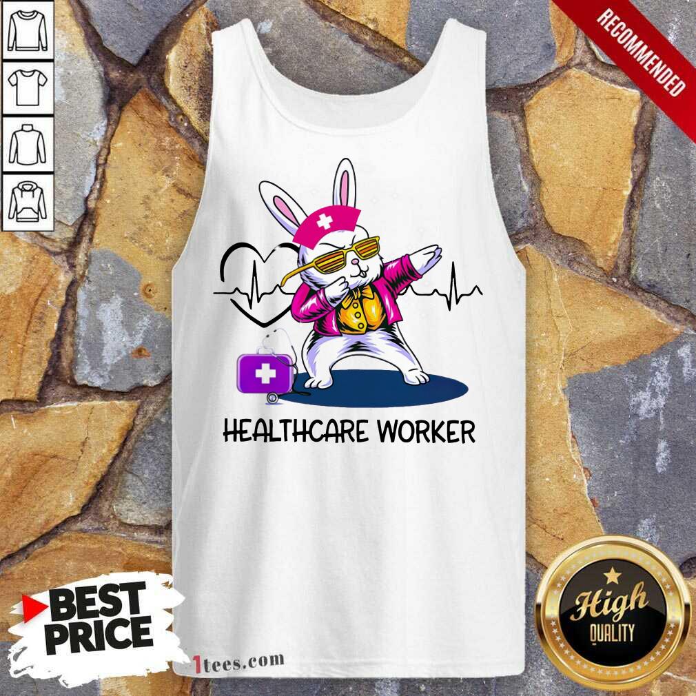 Appalled Bunny Nurse Dab Healthcare Worker Tank Top