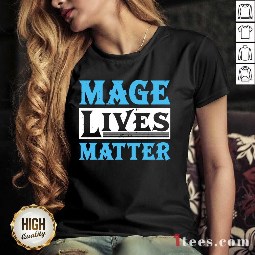 Excited Mage Lives Matter V-neck