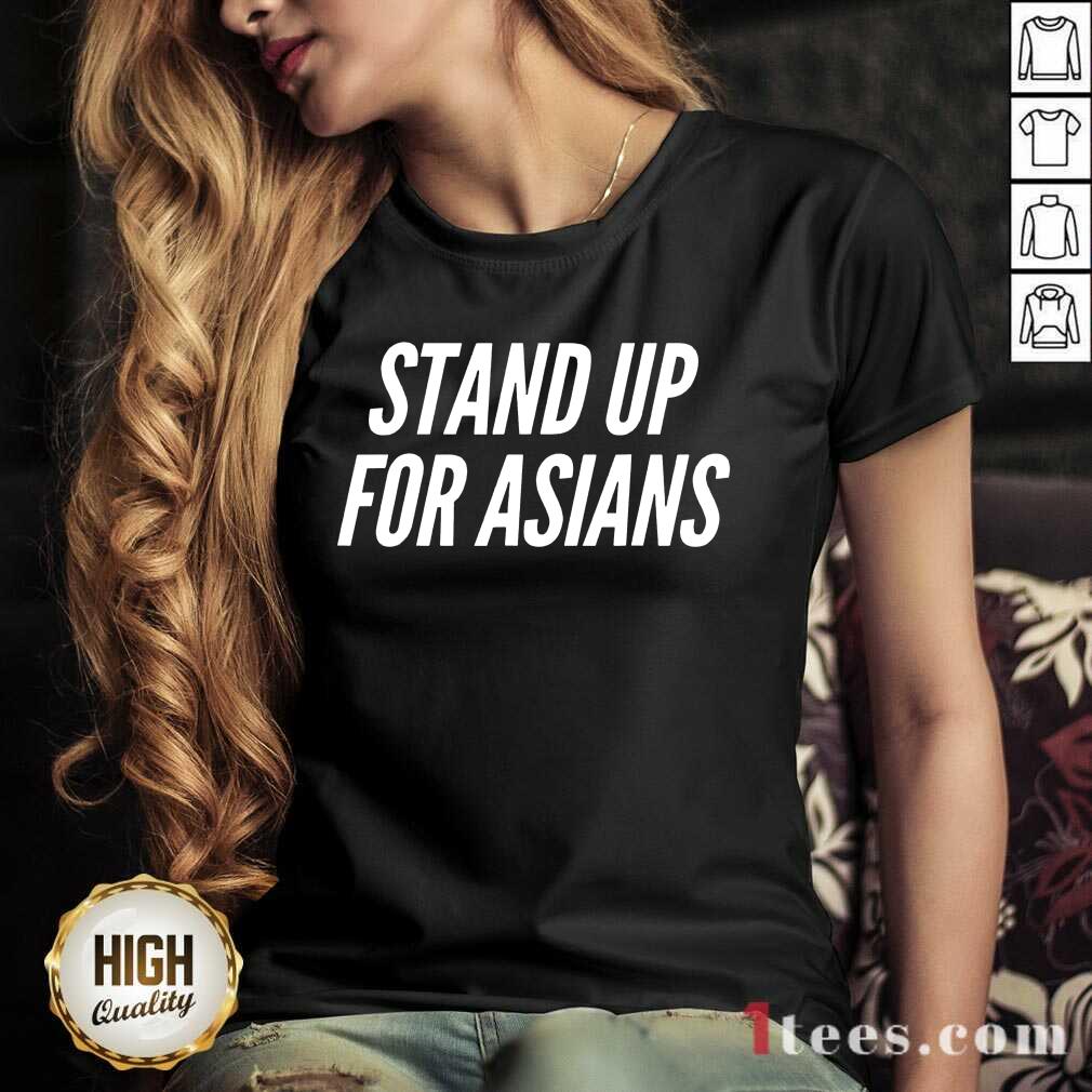 Excited Stand Up For Asians V-neck