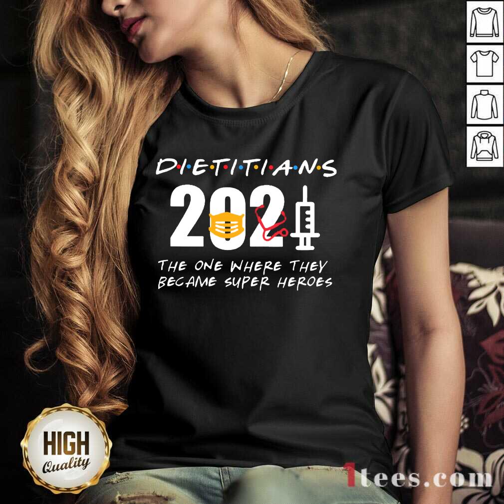 Happy Pretty Dietitians 2021 SuperHeroes V-neck