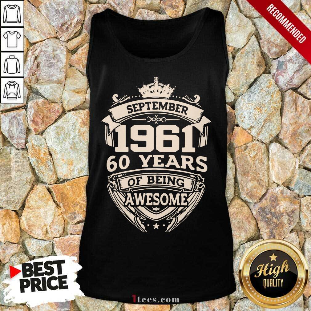 Nonplussed September 1961 60 Years Tank Top