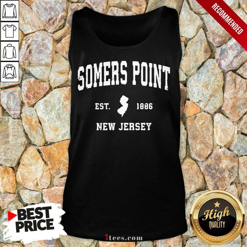Premium Somers Point New Jersey 1886 Tank Top