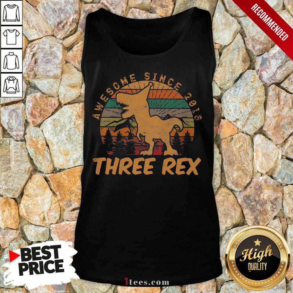 Awesome Since 2018 Three Rex Vintage ​Tank Top