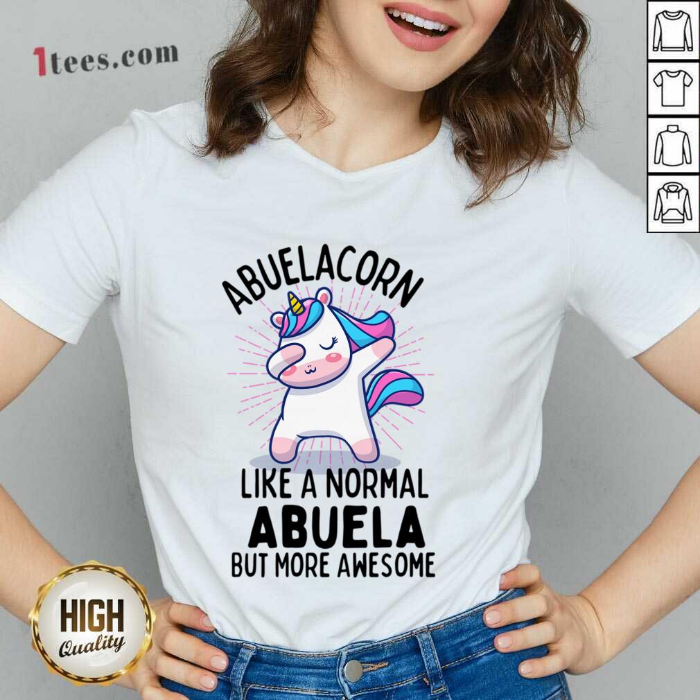 Abuela Corn Like A Normal Abuela But More Awesome V-neck