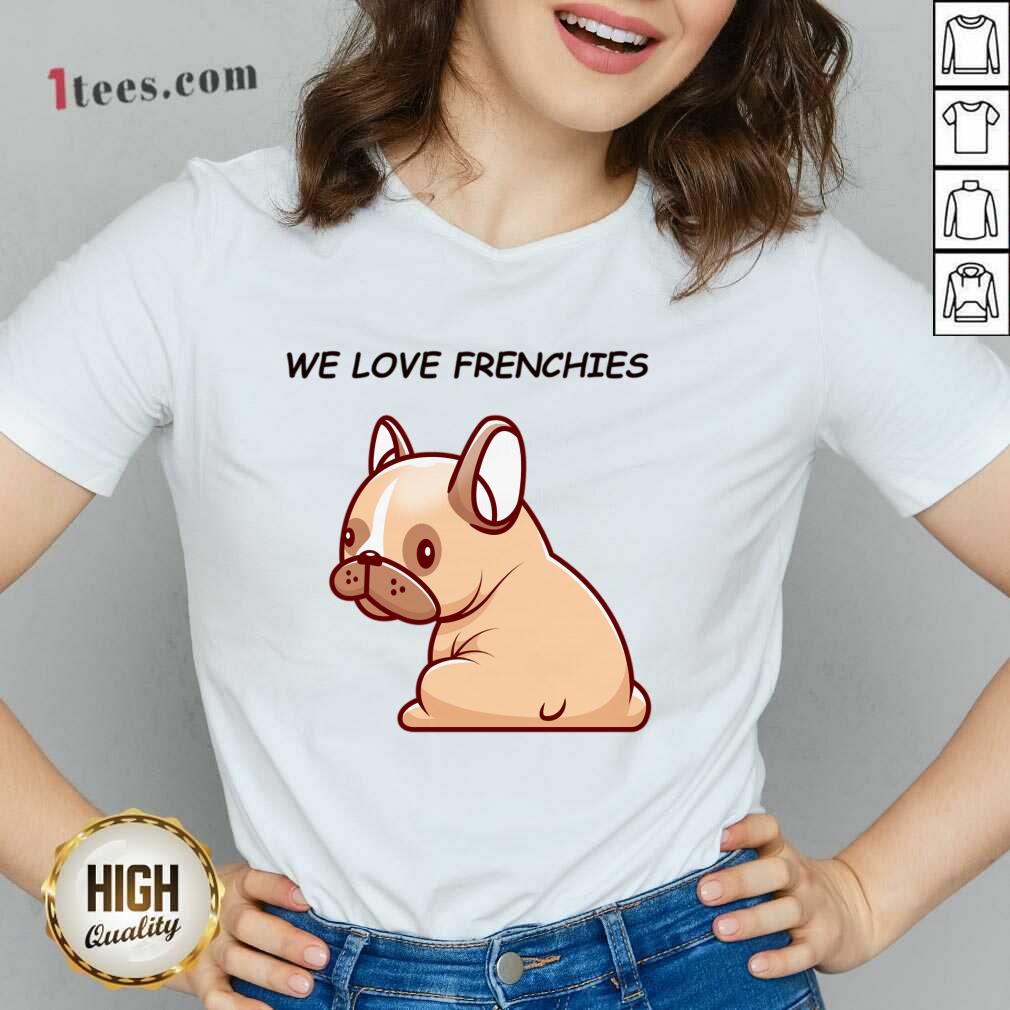 We Love Frenchies V-neck