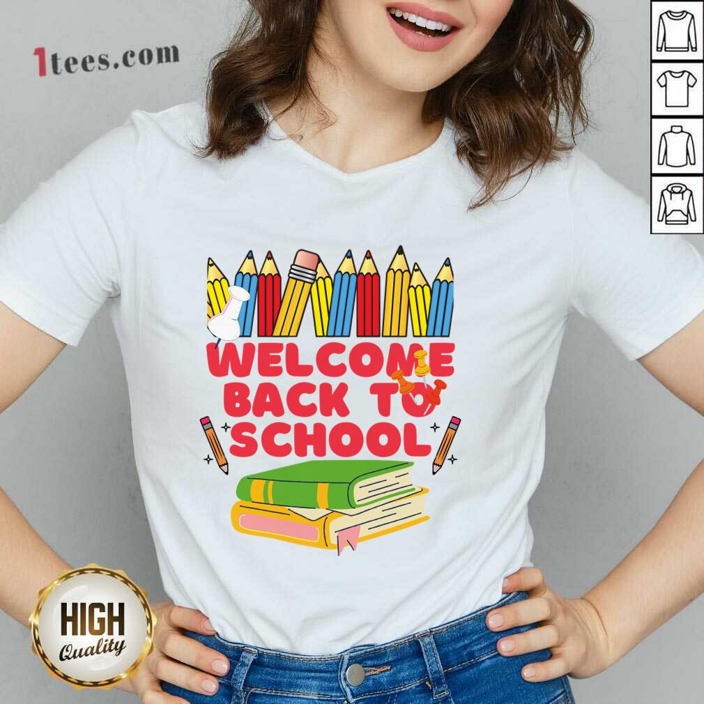 Welcome Back To School V-neck