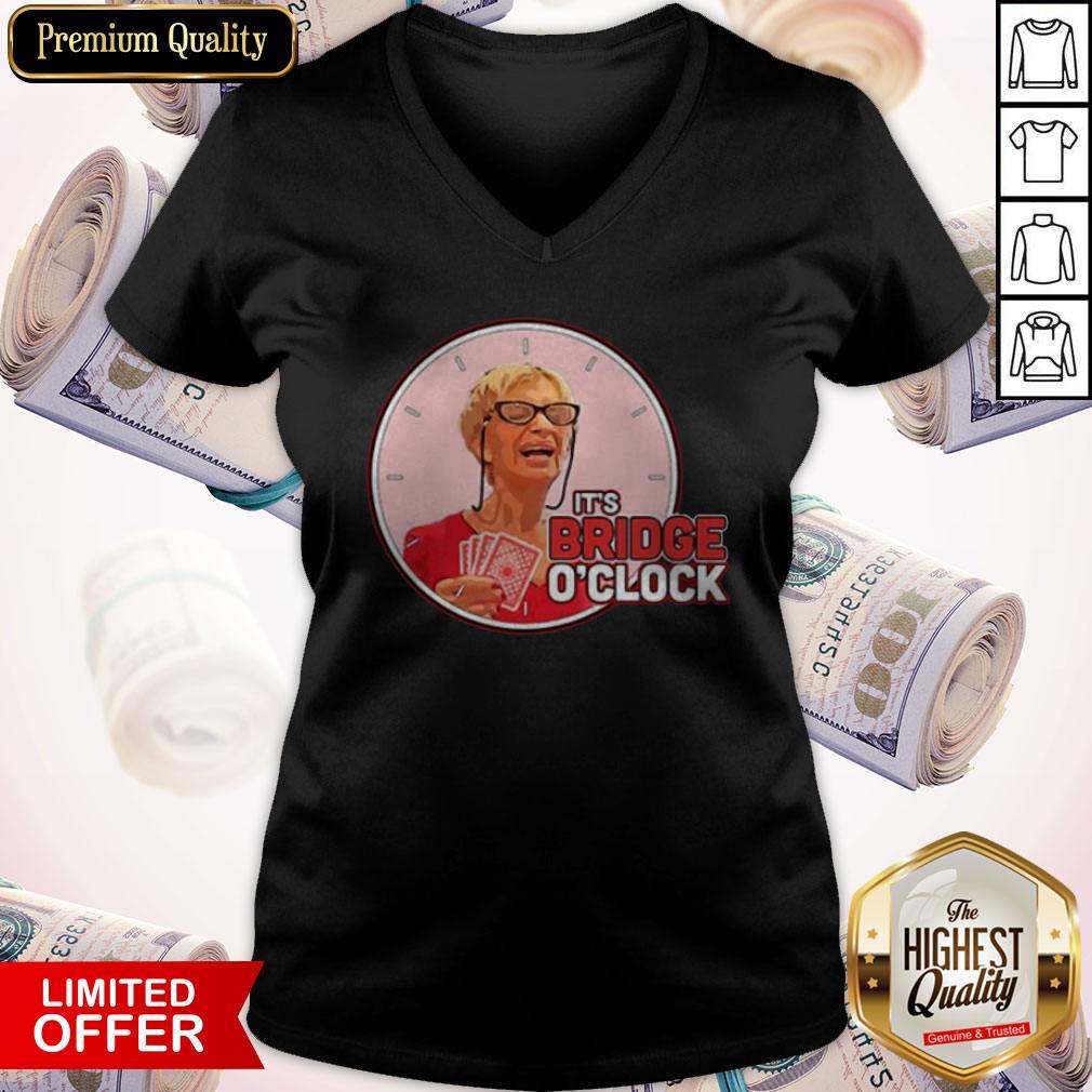 Awesome It’s Bridge O’clock Your Mom’s House Podcast V-neck
