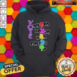 Nice Vote Person Woman Man Camera TV Hoodie