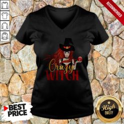 Office Crazy Witch V-neck