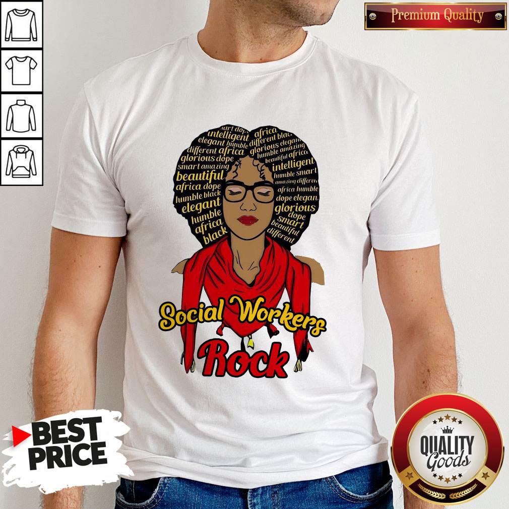 Official Black Girl Magic Social Workers Rock Shirt