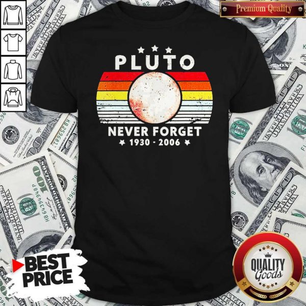 Pluto Never Forget 1930 2006 Vintage Shirt