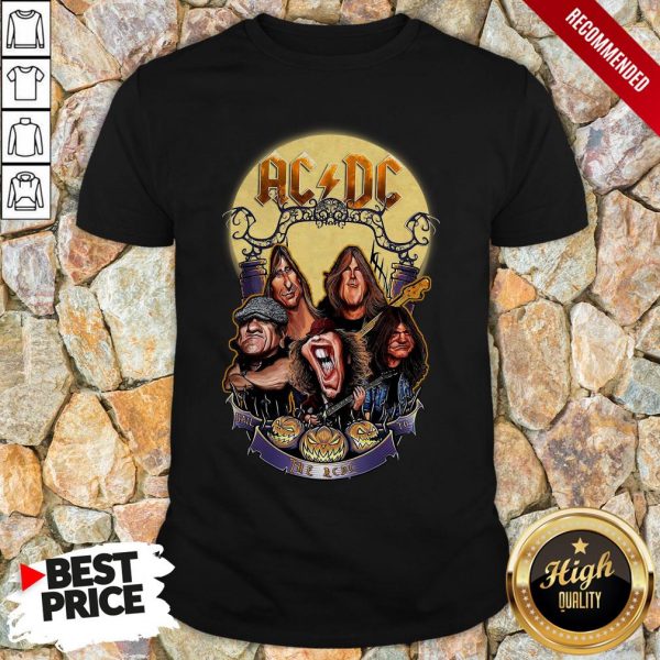 Ac Dc Heavy Metal Music Band Band Hail The Ac Dc To Halloween Shirt