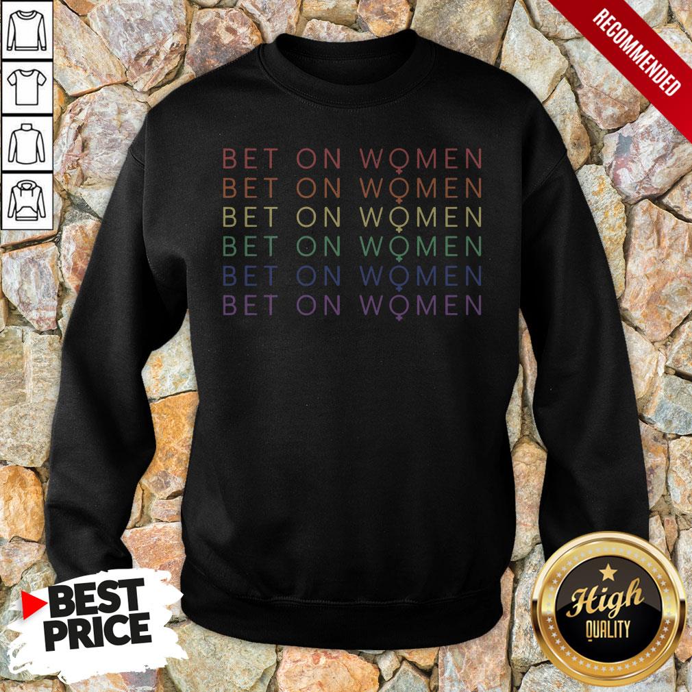 Bet On Women Vintage Retro Sweatshirt