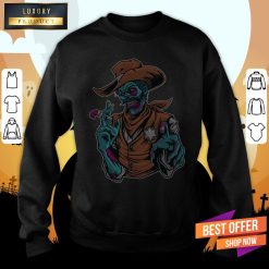 Cowboys Skull Day Of Dead Muertos Halloween Sweatshirt