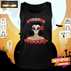 Dia De Muertos Day Of Dead Sugar Skull Girl Tank Top