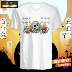 Die De Muertos Remember With The Dead V-neck