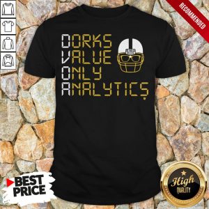 Dorks Value Only Analytics Dvoa Football Outsiders Shirt