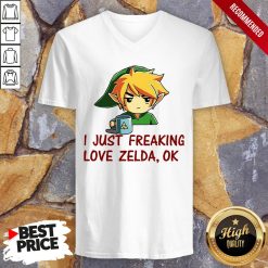 I Just Freaking Love Zelda Ok V-neck