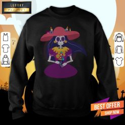Skeleton Woman Happy Dia De Muertos Day Dead Sweatshirt