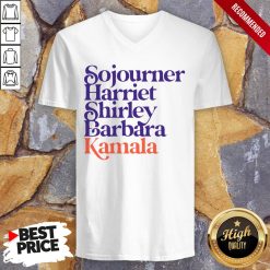 Sojourner Harriet Shirley Barbara Kamala V-neck