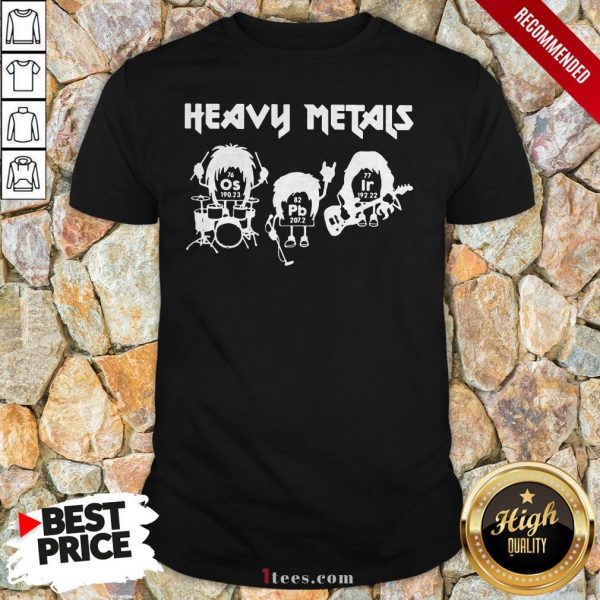 Chemistry Os Pb Ir Heavy Metals Shirt