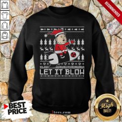 Kim Jong Un Let It Blow Ugly Christmas Sweatshirt