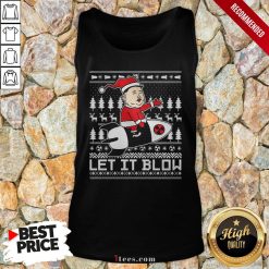 Kim Jong Un Let It Blow Ugly Christmas Tank Top
