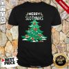 Merry Slothmas Sloth Christmas Tree Shirt