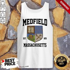 Official Medfield Est 1651 Massachusetts Tank Top