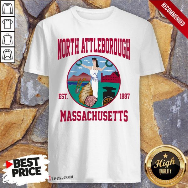 Official North Attleborough Est 1887 Massachusetts Ladies Shirt