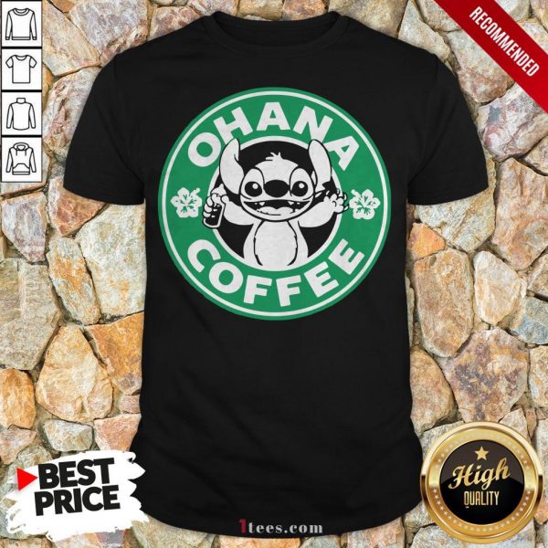 Starbucks Stitch Ohana Coffee Logo Shirt
